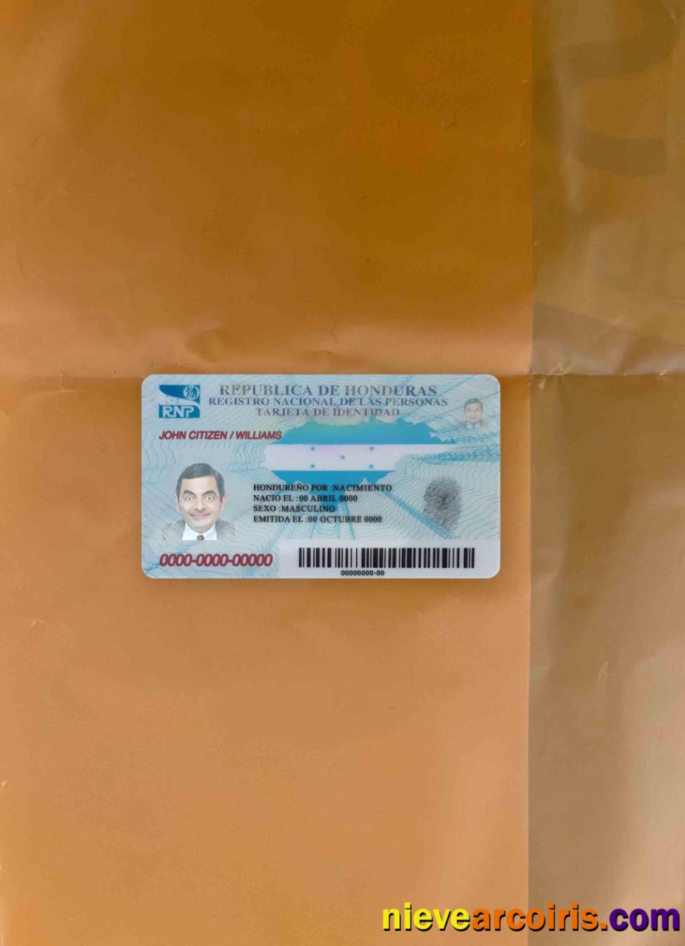 Honduras id photolook